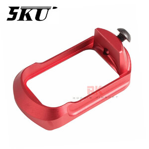 5KU ZEV Universal PRO Compact Magwell for Marui G17 (Red)