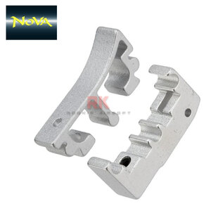 NOVA Puzzle Trigger Set (Enos Top Curved) for Marui Hi-CAPA - Silver
