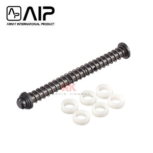 AIP Steel Recoil Spring Guide Rod Set for Marui Marui / VFC G17 Gen3 (Black)