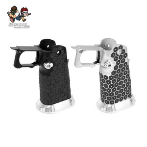 Gunsmith Bros Aluminum Grip for Hi-CAPA (Infinity HEX tape)