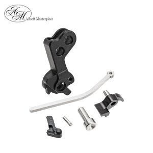 Airsoft Masterpiece CNC Steel Hammer (Koenig Low Mass) Type 21 & Sear Set for Marui Hi-CAPA