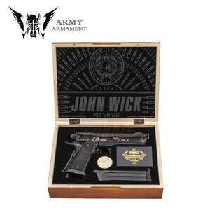Army Armament (R614-1) JW4 TTI Pit Viper with TTI Wooden Case