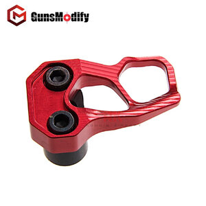 Guns Modify Aluminium CNC Magazine Release Extension for MWS (Red)