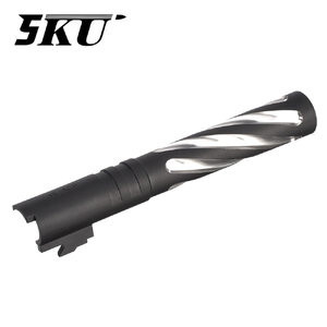5KU Tornado Steel Threaded Outer Barrel for Marui Hi-Capa 5.1 (Black)