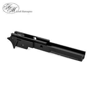 Airsoft Masterpiece 4.3" Aluminum Advance Frame with Rail - No Marking (Black)