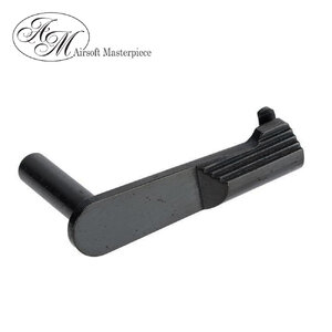 Airsoft Masterpiece CNC Steel Slide Stop - Type 1 (Black)