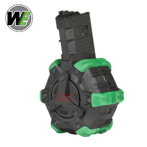 WE 350rds Drum Magazine for AR / M4 GBB (Black)