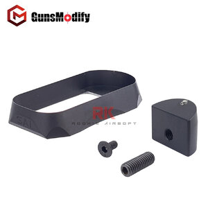 GunsModify SAI Style Magwell Ver.2 Marui G17 / G18C GBB - Black