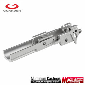 Guarder Aluminum Frame for Marui Hi-CAPA 5.1 - Standard Type (NO Marking / Silver)