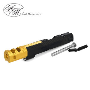 Airsoft Masterpiece Infinity IMM Cross ver. Open Slide - Black Slide / Gold Comp