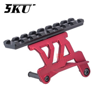 5KU Aluminum Optic Rail Mount for Hi-Capa (Red)