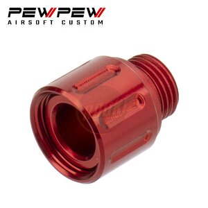 PEW PEW Compensator V2 Type 2 (M11 CW to M14 CCW) - Red