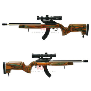 CL Project A+ Studio Ruger 10/22 GBB (Custom Made Wood Stock) KJ KC02 System (Two-Tone)