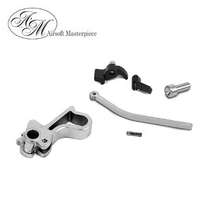 Airsoft Masterpiece CNC Steel Hammer & Sear Set for Marui Hi-Capa (Combat Master) Type 13 - Silver
