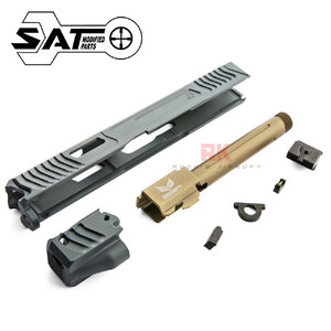 SAT LOKI Tactical Slide Kit for Marui G17 Gen3 (Grey)