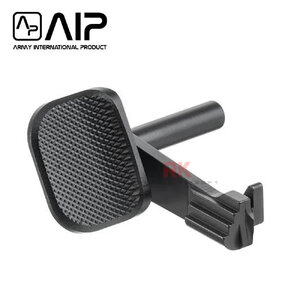 AIP Stainless Slide Stop with Thumb Rest for Hi-CAPA - Black
