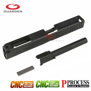 Guarder G34 CNC Aluminum Slide / Steel Barrel kit for Marui G17 Gen4