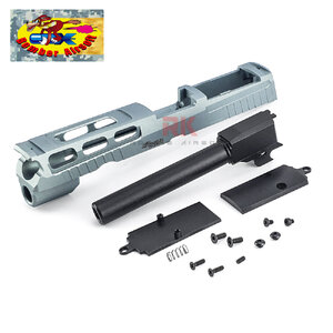 Bomber CNC Aluminum PRO-CUT (4.7 inch) Slide Kit for SIG / VFC M17 (Titanium Grey)
