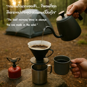 อุปกรณ์กาแฟพกพาเพื่อสายท่องเที่ยว ชงความสุขได้ทุกที่ ตั้งแต่แคมป์ปิ้งจนถึงขอบฟ้า
