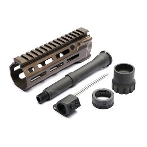 APE DD Style MFR XL M-LOK (6inch/10inch) Rail & Barrel Set for MWS/VFC/GHK/AEG - FDE