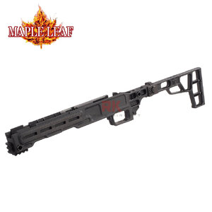 Maple Leaf MLC S2 Rifle Stock for VSR-10 (Black)