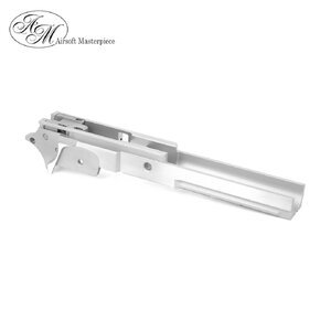Airsoft Masterpiece 4.3" Aluminum Advance Frame with Rail - No Marking (Silver)