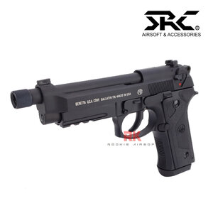 SRC Beretta M9A3 + Silencer GBB (Black)