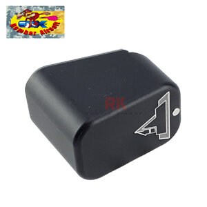 Bomber CNC Aluminum TTI Style Long Magazine Extension for Marui G-Series - Black