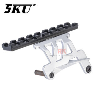 5KU Aluminum Optic Rail Mount for Hi-Capa (Silver)