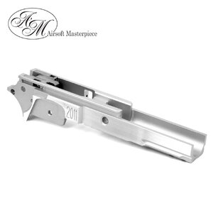 Airsoft Masterpiece 3.9" Aluminum Advance Frame with Rail - STI 2011 (Silver)