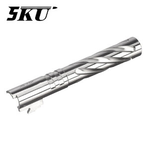 5KU Tornado Steel Threaded Outer Barrel for Marui Hi-Capa 5.1 (Silver)