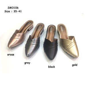 รองเท้าแฟชั่นหน้าสวมหัวแหลม รองเท้าไซส์ใหญ่ รุ่น sm3106