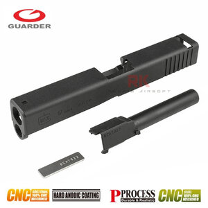 Guarder CNC Aluminum Slide & Steel Barrel kit for Marui G17 Gen4