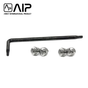 AIP Steel Grip Screw for Marui M1911 Type 3 (Silver)