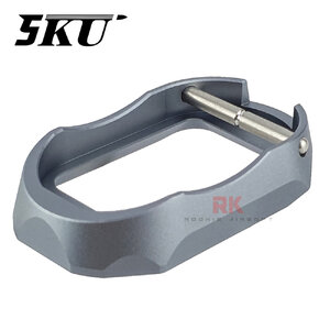 5KU CNC Aluminum Spy Magwell for Marui Hi-Capa (Titanium Grey)