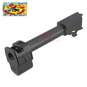 Bomber PMM Style CNC Steel Outer Barrel with Aluminum Compensator Set for SIG AIR M18 (Black)