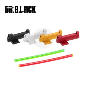 Dr.Black Aluminum Fiber Optic Front Sight for Hi-CAPA