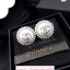 ต่างหู ชาแนล Chanel Earring ต่างหูชาแนลมุก (สีเงิน)