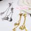 ต่างหูชาแนล ห้อยโซ่พระจันทร์ Chanel long chanel Earring