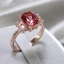 รับผลิตแหวนพลอยสีชมพูพีชตามแบบ pink tourmaline อัญมณีแห่งความรักและมิตรภาพแต่งบ่าข้างด้วยพลอยขาวหรือเพชรแท้ได้หมดค่ะ สั่งผลิตตัวเรือนทอง 10k,14k,18k หรือทอง 90%