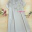 เดรสคลุมท้องสีกากี ปักลายที่อก มีกระเป๋าข้าง มีสายผูกหลัง ใส่สบายมากๆ (3XL เหมาะสำหรับคุณแม่ไซส์ใหญ่ค่ะ)