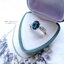 London Blue Topaz Ring แหวนลอนดอนบลูโทพาส พลอยสีน้ำเงิน สวยคลาสสิคตลอดกาล บ่าแหวนฝังพลอยขาว white topaz ชุบทองคำขาว ตัวเรือนแหวนผลิตจากเงินแท้ silver925