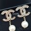 ต่างหู Chanel Earring ต่างหูชาแนลห้อยมุก