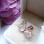 Multicolor earring ต่างหูโรสควอทซ์ถูกใจสายหวาน ด้วยโรสควอทซ์สีชมพูอ่อนใส ละมุนๆ แต่งพลอยหลากสี แมทซ์กับตัวเรือนสีพิงค์โกลด์ น่าร๊ากกกก!!!