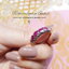Vintage Ruby Ring แหวนทับทิมสไตล์วินเทจ พลอยทับทิมสีแดงอมชมพูเข้ม สวยหวาน ตัวเรือนเงินแท้ silver 925 รมดำ