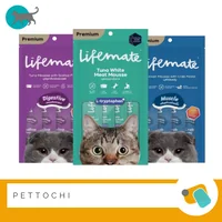 Lifemate ขนมแมวเลียไลฟ์เมต บำรุงสุขภาพ 1 ถุงมี 4 ซอง หนักซองละ12g Lifemate ขนมแมวเลียไลฟ์เมต บำรุงสุขภาพ 1 ถุงมี 4 ซอง หนักซองละ12g