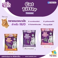 Catty Cat แคทตี้แคท ทรายแมวภูเขาไฟ ทรายแมวคริสตัล ทรายแมวเต้าหู้ จับตัวเป็นก้อน