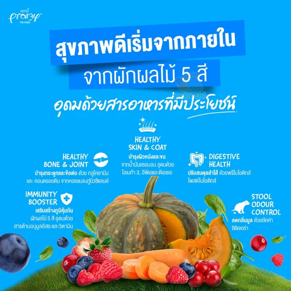 Pramy Dog พรามี่ อาหารสุนัขชนิดเม็ด ถุง 1 kg - 1.3 kg อร่อยจากเนื้อแท้ๆ ลดกลิ่นมูล image 2 Pramy Dog พรามี่ อาหารสุนัขชนิดเม็ด ถุง 1 kg - 1.3 kg อร่อยจากเนื้อแท้ๆ ลดกลิ่นมูล image 2