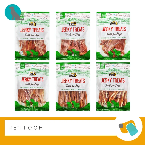 Pet8 Jerky Treats ขนมสุนัขสันในไก่กรอบ 220 G Pet8 Jerky Treats ขนมสุนัขสันในไก่กรอบ 220 G