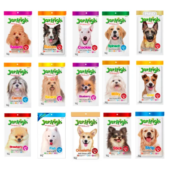 Jerhigh Stick ขนมสุนัข เจอร์ไฮ หลายรสชาติ สูตรเพิ่มพลัง บำรุงขน วิตามิน 50-60g image 10 Jerhigh Stick ขนมสุนัข เจอร์ไฮ หลายรสชาติ สูตรเพิ่มพลัง บำรุงขน วิตามิน 50-60g image 10